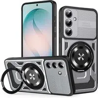 Custodia per Samsung Galaxy S26 Plus S947, Techsuit, RuggedCam, Grigio — 3