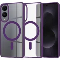 Custodia MagSafe per Samsung Galaxy S25 Edge S937, Techsuit, Pro, Viola — 3