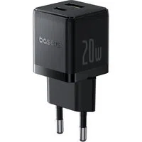 Caricabatterie Rete Baseus Palm, 20W, 3A, 1 x USB-A - 1 x USB-C, Nero P10111608113-00 — 3