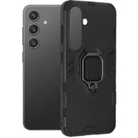 Custodia per Samsung Galaxy S24 S921, Techsuit, Shield, Nera — 3