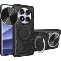 Custodia per Xiaomi Poco X7 / Note 14 Pro 5G, Techsuit, CamGuard Pro, Nera — 3