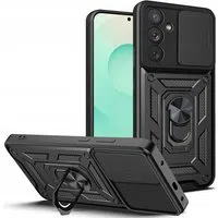 Custodia per Samsung Galaxy S25 FE, Techsuit, CamShield, Nera — 3