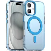 Custodia MagSafe per Apple iPhone 16, Techsuit, CandyCase, Blu — 3