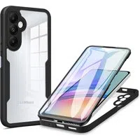 Custodia per Samsung Galaxy A25 A256, Techsuit, ColorVerse 360, Nera — 3