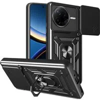 Custodia per Xiaomi Poco F7 Pro, Techsuit, CamShield, Nera — 3