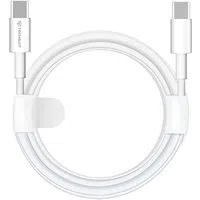 Cavo Dati e Ricarica USB-C - USB-C Techsuit PCB130, 60W, 1m, Bianco — 3