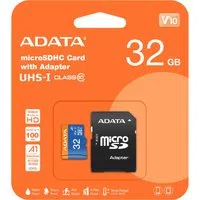Scheda di Memoria microSDHC Adata, 32Gb, Classe 10 / UHS-1 U1, Con Adattatore AUSDH32GUICL10A1-RA1 — 3