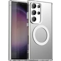 Custodia MagSafe per Samsung Galaxy S23 Ultra S918, Techsuit, CandyCase, Bianca — 3