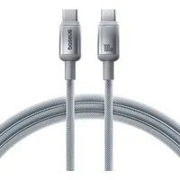 Cavo Dati e Ricarica USB-C - USB-C Baseus Discolor, 100W, 2m, Argento E0420703 — 3
