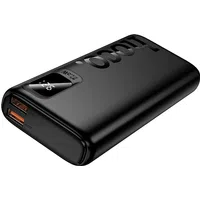 Batteria Esterna HOCO J158 Pro, 10000mAh, 22.5W, QC + PD, 1 x USB-C - 2 x USB-A, Nera — 3