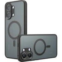 Custodia MagSafe per Xiaomi Poco X8 Pro Max, Techsuit, PureFrost, Nero Satinato — 3