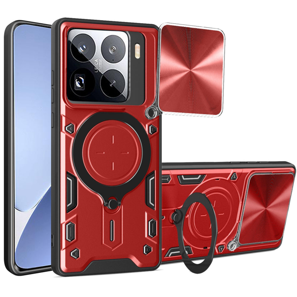 Techsuit Custodia per Xiaomi 15 Pro, Techsuit, CamGuard Pro, Rossa