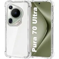 Custodia per Huawei Pura 70 Ultra, Techsuit, Shockproof Clear, Trasparente — 3