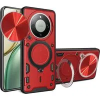 Custodia per Honor Magic8 Lite, Techsuit, CamGuard Pro, Rossa — 3