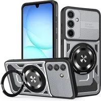 Custodia per Samsung Galaxy A57 5G, Techsuit, RuggedCam, Grigio — 3