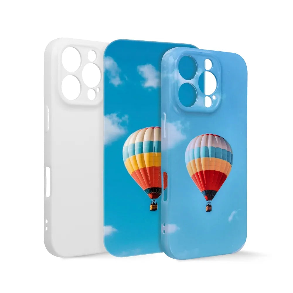 GSMnet Custodia per sublimazione Apple iPhone 16 Pro Max, OEM, Morbida, Bianca