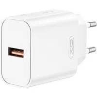 Caricabatterie Rete XO Design CE33, 18W, 3A, 1 x USB-A, Bianco — 3