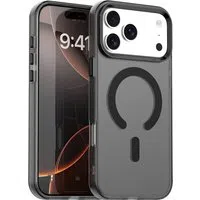 Custodia MagSafe per Apple iPhone 17 Pro Max, Techsuit, CandyCase, Nera — 3