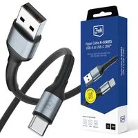Cavo Dati e Ricarica USB-A - USB-C 3MK Hyper N, 18W, 2m, Nero — 3