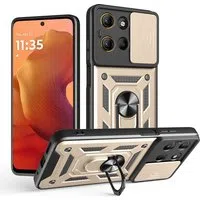 Custodia per Motorola Moto G15 / G15 Power, Techsuit, CamShield, Dorata — 3