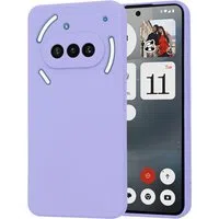 Custodia per Nothing Phone (3a), Techsuit, SoftFlex, Viola Chiaro — 3