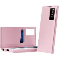Custodia per Samsung Galaxy S26 Ultra S948, Techsuit, SmartView, Rosa — 3