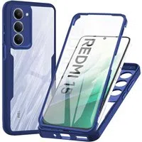 Custodia per Xiaomi Redmi 15 5G / 15 4G, Techsuit, ColorVerse 360, Blu — 3