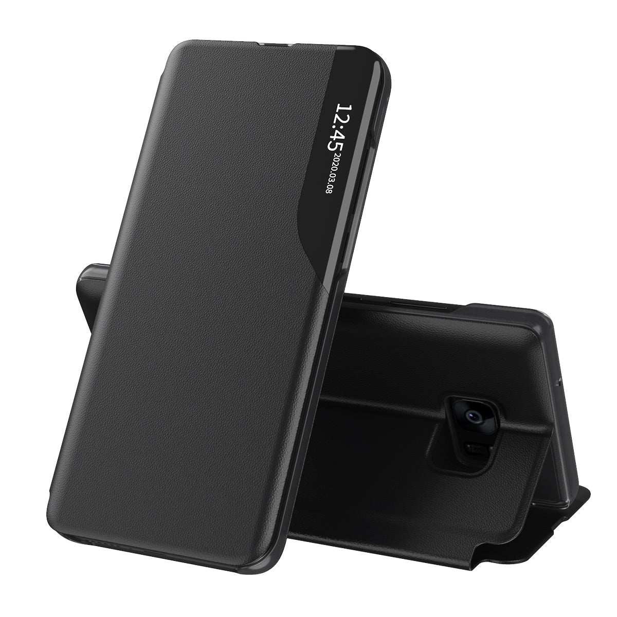 Techsuit Custodia per Samsung Galaxy S7 edge G935, Techsuit, eFold, Nera