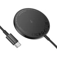 Caricabatterie Wireless HOCO CW61, 15W, 1.67A, Nero — 3