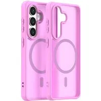 Custodia MagSafe per Samsung Galaxy S26 S942, Techsuit, HaloFrost II, Rosa — 3