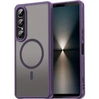 Custodia MagSafe per Sony Xperia 1 VII, Techsuit, HaloFrost II, Viola — 3