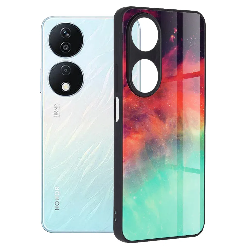 Custodia per Honor X7b 5G / 90 Smart / X7b 4G, Techsuit, Glaze, Turchese — 2