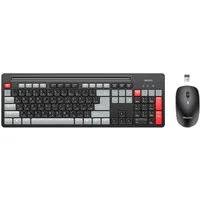 Kit Tastiera e Mouse Wireless Yesido KB43, Nero — 3