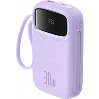 Batteria Esterna Baseus Qpow2, 10000mAh, 30W, QC + PD, 1 x USB-A - 3 x USB-C, Viola P10055008513-00 — 3