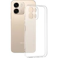 Custodia per Oppo A6 4G, Techsuit, Clear, Trasparente — 3