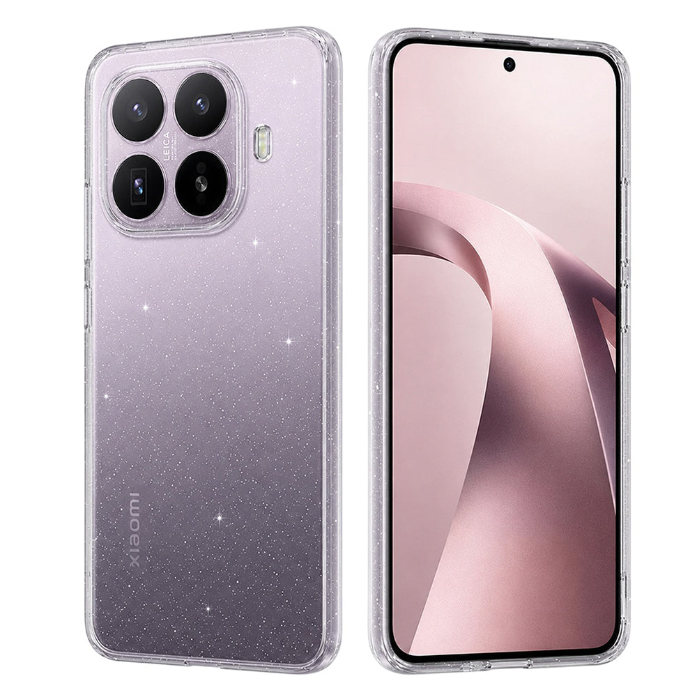 Techsuit Custodia per Xiaomi 17T, Techsuit, SparkleSkin, Trasparente