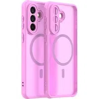 Custodia MagSafe per Samsung Galaxy A57 5G, Techsuit, HaloFrost II, Rosa — 3