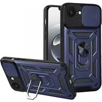 Custodia per Apple iPhone 17e / 16e, Techsuit, CamShield, Blu — 3