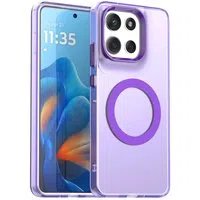 Custodia MagSafe per Motorola Moto G86, Techsuit, CandyCase, Viola — 3