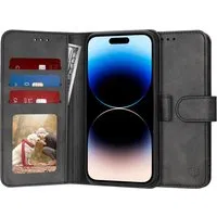 Custodia per Apple iPhone 14 Pro, Techsuit, Diary Book, Nera — 3