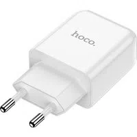 Caricatore da rete HOCO N2, 10W, 2A, 1 x USB-A, Bianco — 3