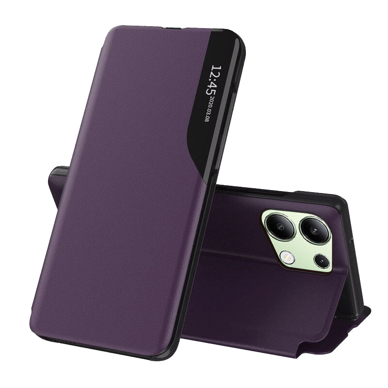 Custodia per Xiaomi Redmi Note 13 4G, Techsuit, eFold, Viola