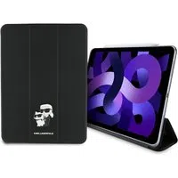 Custodia per Apple iPad Air 11 (2026) / iPad Air 11 (2025) / Air 11 (2024), Karl Lagerfeld, Saffiano Karl & Choupette, Nera — 3