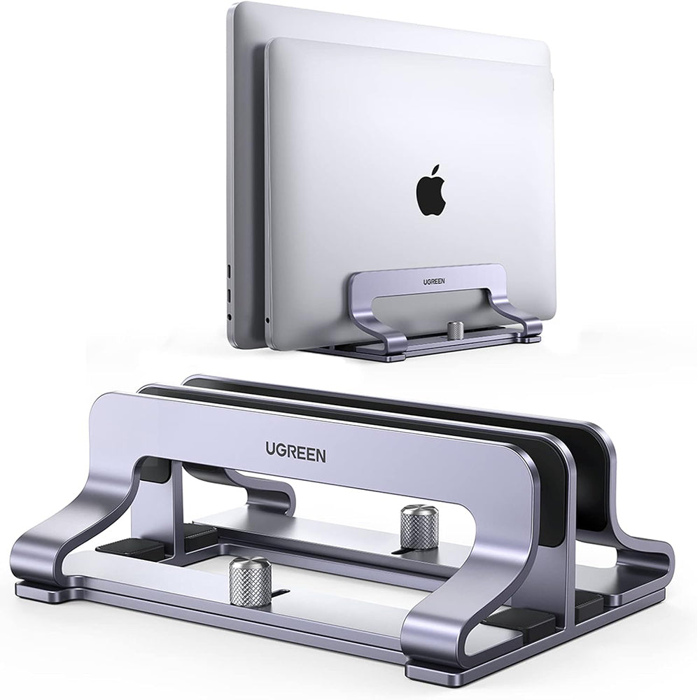 Supporto Verticale UGREEN LP258 Two per Laptop con spessore 12mm - 26mm, Argento