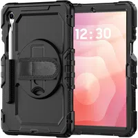 Custodia per Samsung Galaxy Tab S11, Tech-Protect, Solid360, Nera — 3