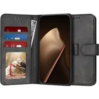Custodia per Xiaomi 15T Pro, Techsuit, Diary Book, Nera — 3