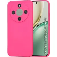 Custodia per Honor Magic8 Lite, Techsuit, SoftFlex, Rosa Scuro — 3