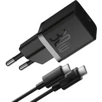 Caricatore di rete cablato USB-C GaN5S di Baseus, 30W, 3A, 1 x USB-C, nero P1011090902113113-00 — 3