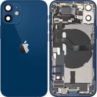 Copertura Batteria Apple iPhone 12 mini, Con Scocca Centrale, Parti Complete, Blu, Swap Premium — 3
