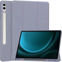 Custodia per Samsung Galaxy Tab S9 FE+, Techsuit, Flex Trifold, Viola — 3